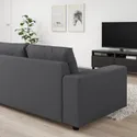 IKEA VIMLE ВИМЛЕ, 2-местный диван, с широкими подлокотниками / Галларп серый 294.005.64 фото thumb №6