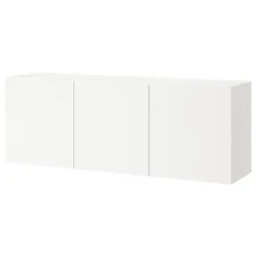 IKEA BESTÅ БЕСТО, настінна комбінація шаф, білий/ЛАППВІКЕН білий, 180x42x64 см 894.259.10 фото