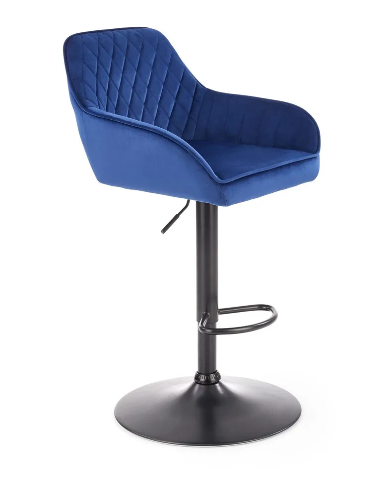Барний стілець HALMAR H103 темно-синій фото №1