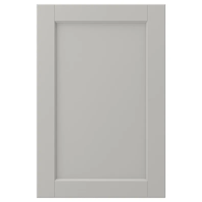 IKEA LERHYTTAN ЛЕРХЮТТАН, дверь, светло-серый, 40x60 см 104.614.87 фото №1