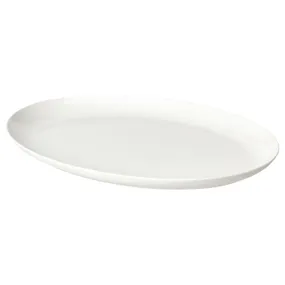 IKEA FRÖJDEFULL ФЬЁДЕФУЛЛ, тарелка, белый, 34x26 см 505.197.40 фото