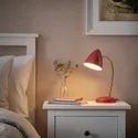 IKEA ISNÅLEN ИСНОЛЕН, рабочая лампа, светодиодная, красный / латунный цвет 805.200.11 фото thumb №3