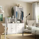 IKEA HAUGA ХАУГА, шафа, білий, 139x46x199 см 493.886.36 фото thumb №3