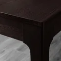 IKEA EKEDALEN ЕКЕДАЛЕН / ÄLVSTA ЕЛЬВСТА, стіл+2 стільці, темно-коричневий/ротанг чорний, 80/120 см 195.713.87 фото thumb №2