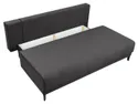 BRW Тримісний диван-ліжко Sentila з ящиком для зберігання велюровий сірий, Trinitykaro 15 Graphite/Trinity 15 Graphite SO3-SENTILA-LX_3DL-G3_BA31DF фото thumb №5