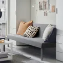 IKEA SALSTAD САЛЬСТАД, 3-місний диван-ліжко, Книза світло-сірий 005.749.46 фото thumb №3