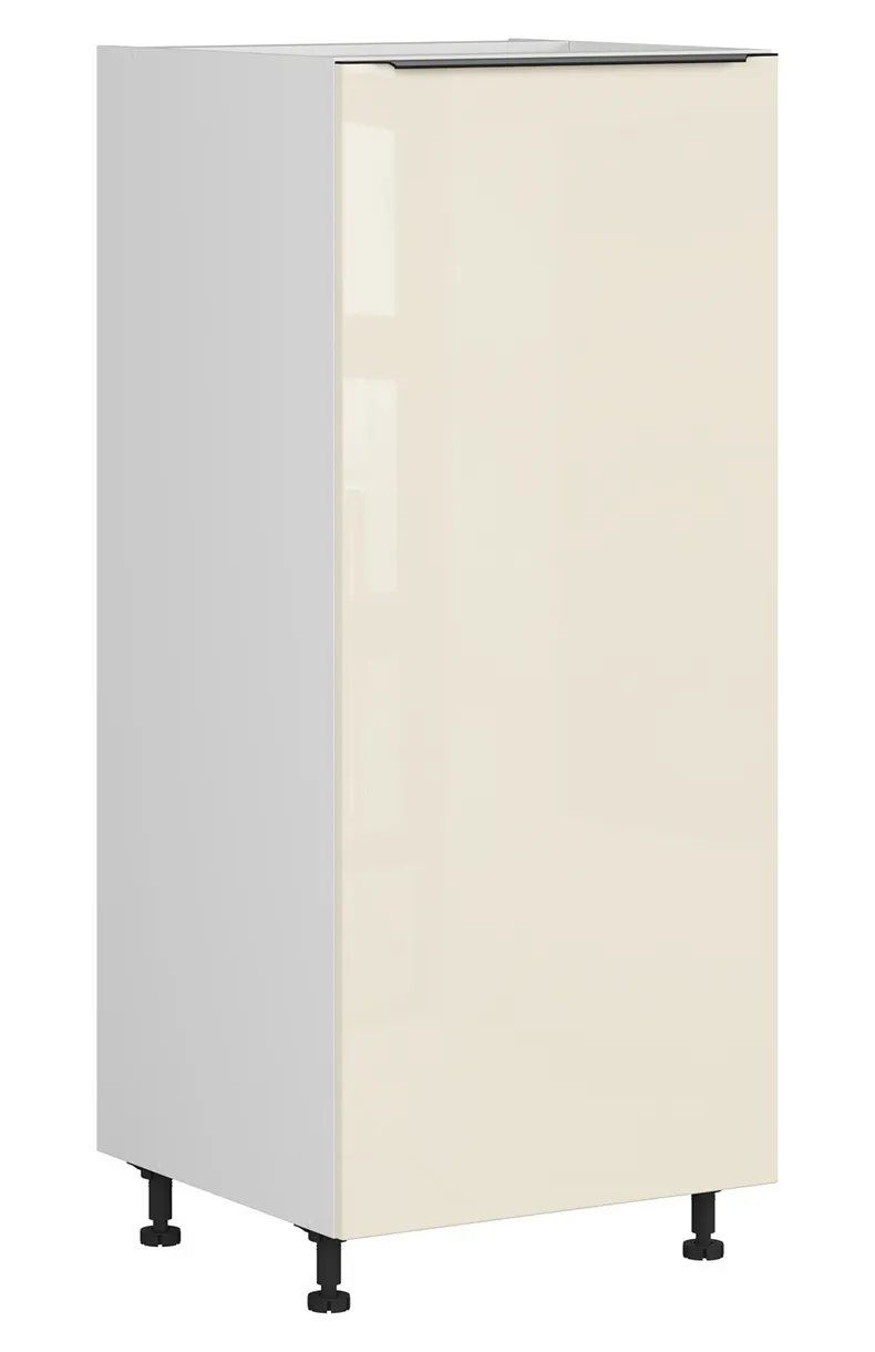 BRW Кухонный шкаф Sole L6 60 см левосторонний для установки холодильника магнолия жемчуг, альпийский белый/жемчуг магнолии FM_DL_60/143_L-BAL/MAPE фото №2