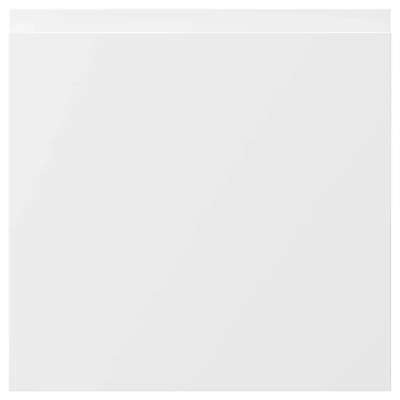 IKEA VOXTORP ВОКСТОРП, фронтальная панель ящика, матовый белый, 40x40 см 302.731.88 фото №1