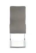 HALMAR Стул ARCO металлический хромированный / экокожа цвет ясень (1п=2шт) фото thumb №8