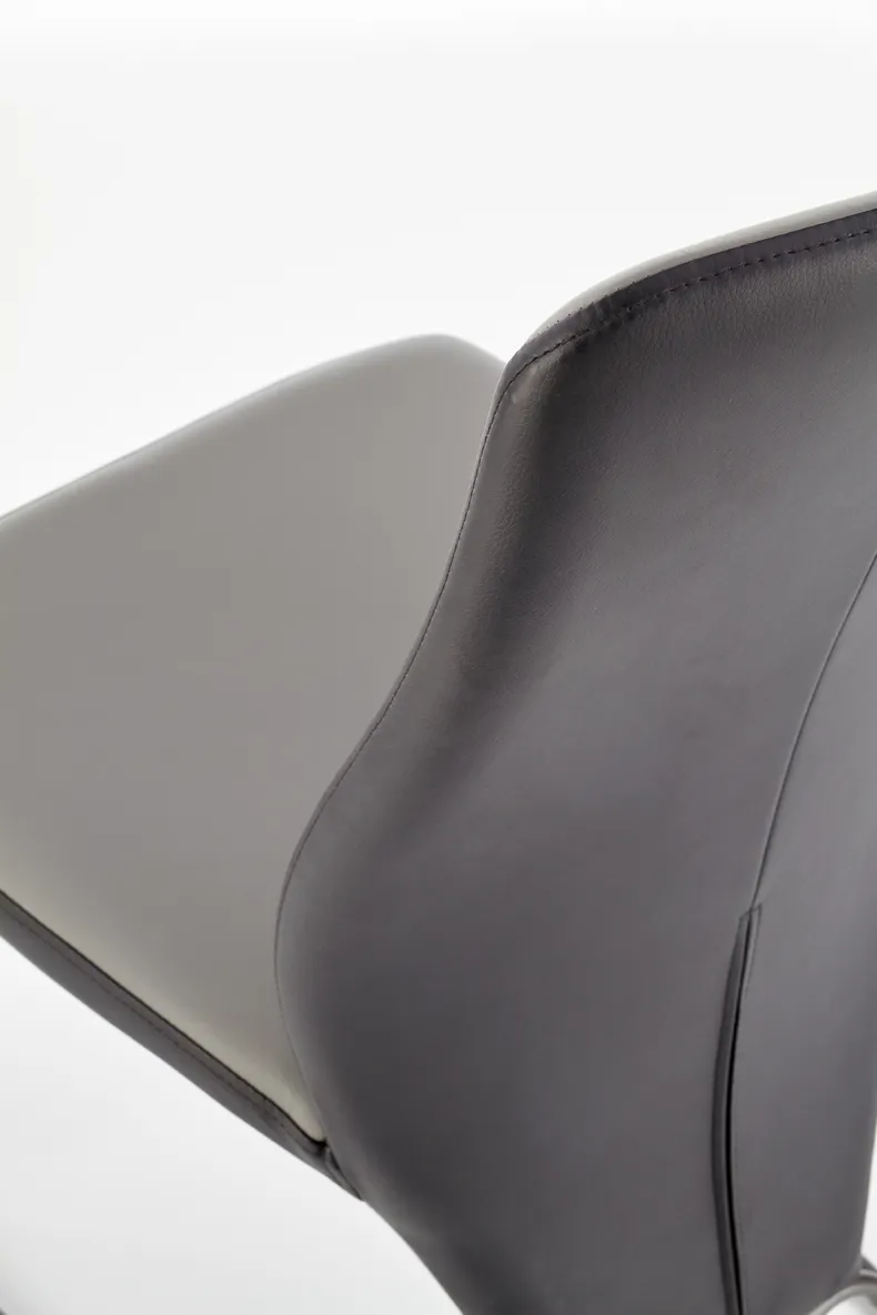 Кухонный стул HALMAR K300, черный/серый (2p=4шт) фото №5