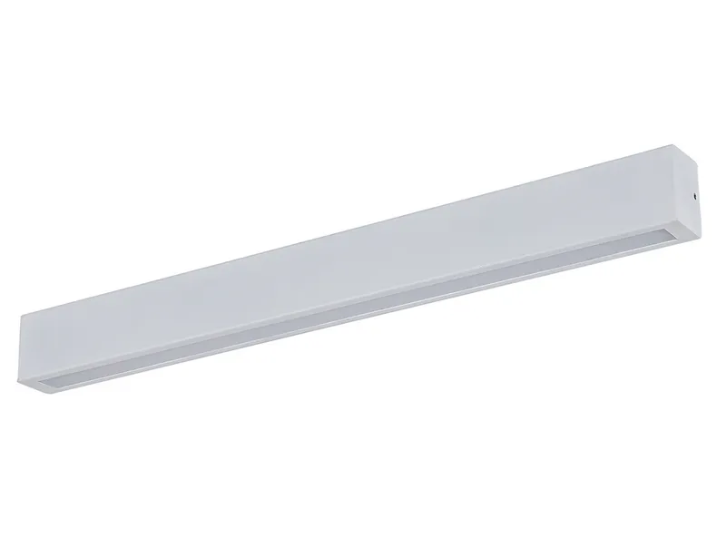 BRW Світлодіодний настінний світильник для ванної кімнати Thiago білий пластик 083988 фото №1