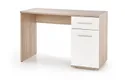 Письмовий стіл HALMAR LIMA B-1 120x55 см, дуб сонома / білий фото thumb №1