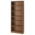 IKEA BILLY БІЛЛІ, книжкова шафа, коричневий горіх, 80x28x202 см 505.086.52 фото thumb №1