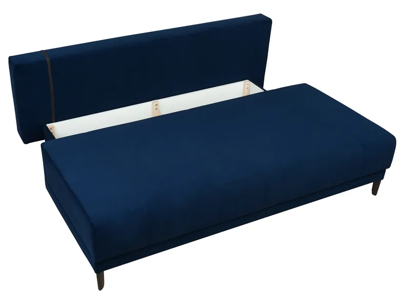 BRW Трехместный диван Sentila раскладной диван с велюровым коробом темно-синий, Trinityzak7 30 Navy/Trinity 30 Navy SO3-SENTILA-LX_3DL-G3_BA31E1 фото №5