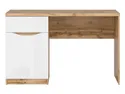 Письмовий стіл BRW Nuis, 120х60 см, дуб вотан/білий глянець BIU1D1S-DWO/BIP фото thumb №2