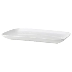 IKEA GODMIDDAG ГОДМИДДАГ, тарелка, белый, 18x30 см 405.850.09 фото