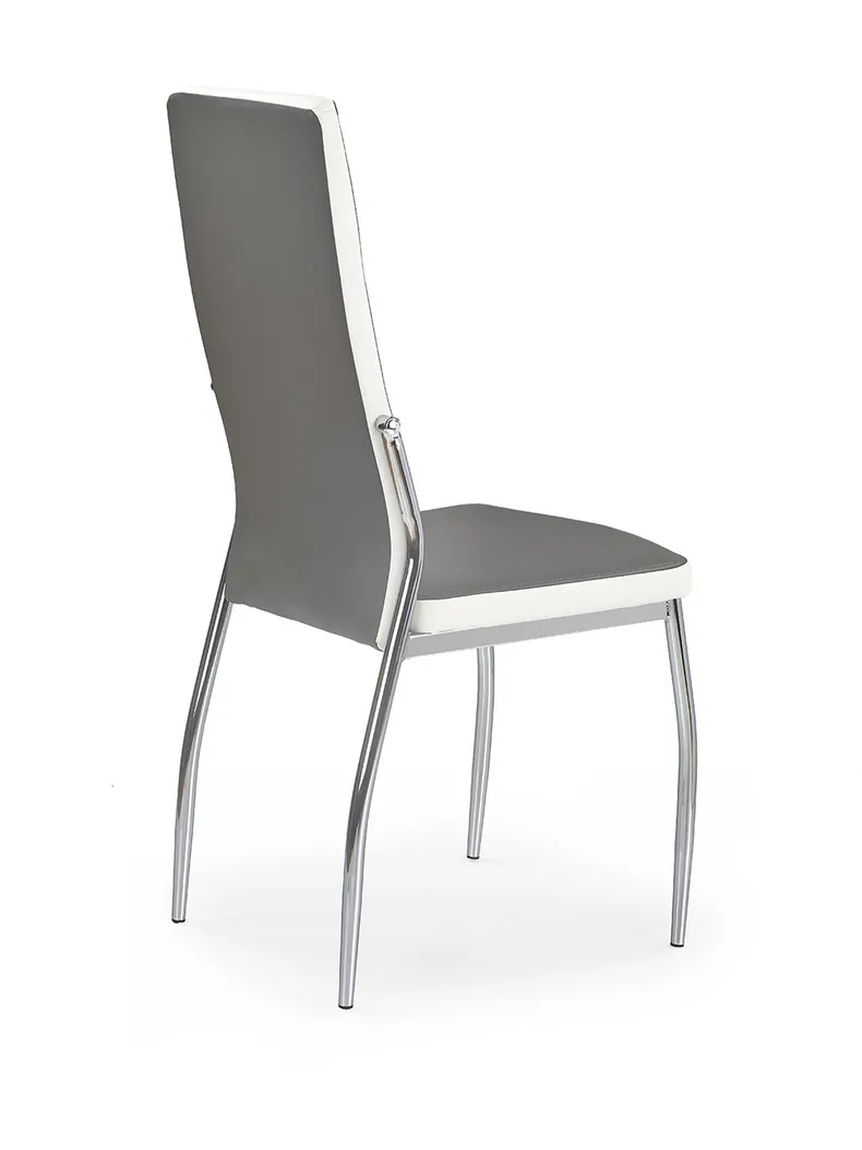 Кухонний стілець HALMAR K210 сірий/білий фото №2