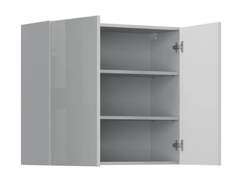 Кухонный шкаф BRW Top Line 80 см двухдверный серый глянец, серый гранола/серый глянец TV_G_80/72_L/P-SZG/SP фото №3
