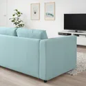 IKEA VIMLE ВІМЛЕ, 3-місний диван-ліжко, САКСЕМАРА світло-синій 495.372.07 фото thumb №4