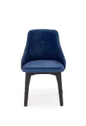 Кухонный стул HALMAR TOLEDO 3 черный/темно-синий фото thumb №9