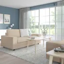IKEA VIMLE ВІМЛЕ, 2-місний диван, з широкими підлокітниками/ХАЛЛАРП бежевий 894.005.61 фото thumb №2