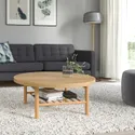 IKEA LISTERBY ЛІСТЕРБЮ, журнальний столик, дуб дубовий, 90 см 505.153.13 фото thumb №2