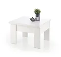 Журнальный столик-трансформер HALMAR SERAFIN 80-160x80 см белый фото thumb №2