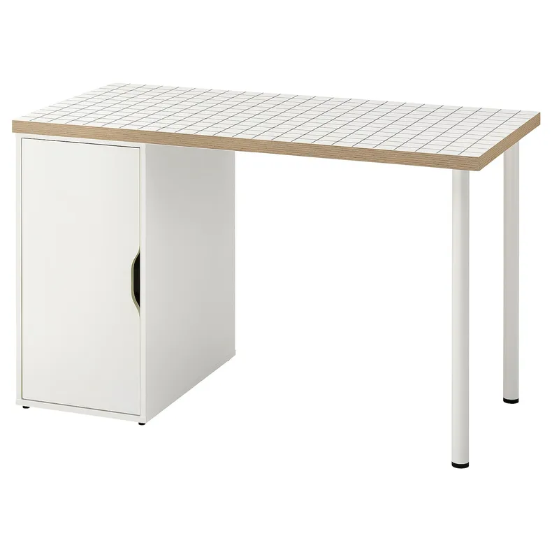 IKEA LAGKAPTEN ЛАГКАПТЕН / ALEX АЛЕКС, письмовий стіл, білий / антрацит, 120x60 см 295.214.53 фото №1