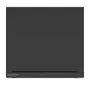 BRW Кухонна шафа Sole L6 60 см з нахилом витяжки чорний матовий, чорний/чорний матовий FM_GOO_60/50_O_FAMI-CA/CAM/CA фото