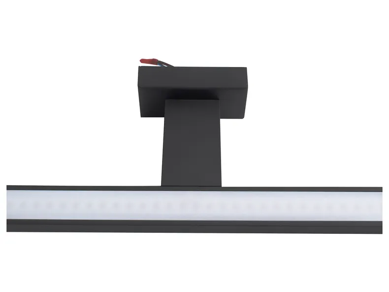 BRW Сяйво світлодіодний металевий настінний світильник для ванної кімнати чорний 086764 фото №3