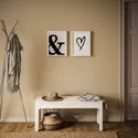 IKEA BILD БІЛЬД, постер, Et L'amour, 30x40 см 204.420.59 фото thumb №3