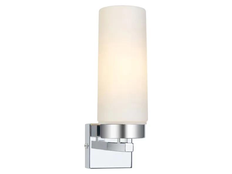 BRW Настенный светильник Stella из металла и стекла белого и серебряного цвета 034444 фото №1
