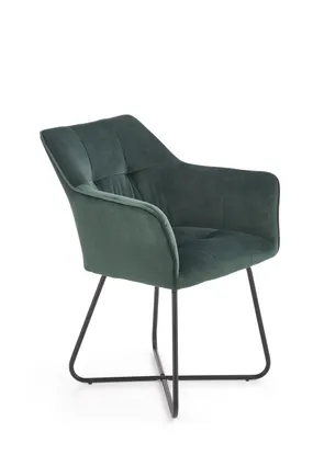 Кухонний стілець HALMAR K377 темно-зелений фото