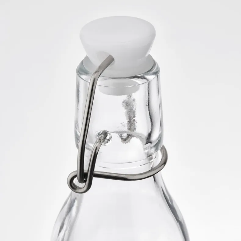IKEA KORKEN КОРКЕН, бутылка с пробкой, прозрачное стекло, 15 кл 804.763.34 фото №2