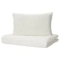 IKEA LENAST ЛЕНАСТ, пододеяльник и наволочка д / кроватки, белый, 110x125 / 35x55 см 304.923.03 фото thumb №1