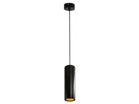BRW Металлический подвесной светильник Lati черный и золотой 093045 фото