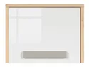 BRW Настінна шафа Namek 60 см з культовими дверцятами з бука/білого глянцю, бук iconic/білий глянцевий/сірий SFW1D-BUI/BIP/SZ фото thumb №2