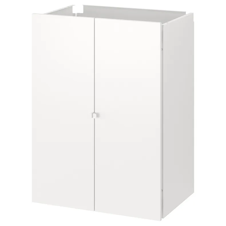 IKEA JOSTEIN ЙОСТЕІН, дверцята / бічні / задні панелі, внутрішній / зовнішній білий, 60x42x82 см 605.121.49 фото №1