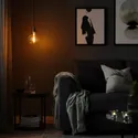 IKEA SKAFTET СКАФТЕТ / MOLNART МОЛНАРТ, подвесной светильник с лампочкой, Латунь / эллипс разноцветный 294.945.29 фото thumb №2