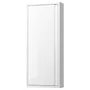 IKEA ÄNGSJÖN ЕНГШЕН, навісна шафа з дверцятами, білий глянець, 40x15x95 см 005.350.78 фото