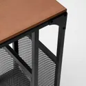 IKEA FJÄLLBO ФЬЕЛЛЬБО, придиванный столик с отсеком, черный, 33x64 см 705.107.72 фото thumb №2