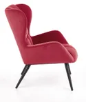 Мягкое кресло HALMAR TYRION, бордовый фото thumb №2