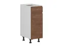 BRW Базовый шкаф для кухни Sole 30 см левый с ящиками орех линкольн, орех линкольн FH_D1S_30/82_L/SMB-BAL/ORLI фото thumb №2