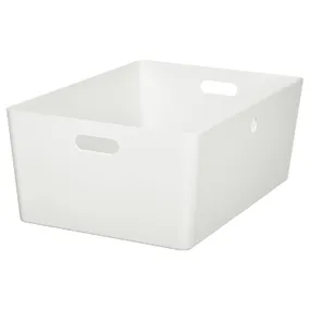 IKEA KUGGIS КУГГІС, коробка, білий, 37x54x21 см 105.685.20 фото