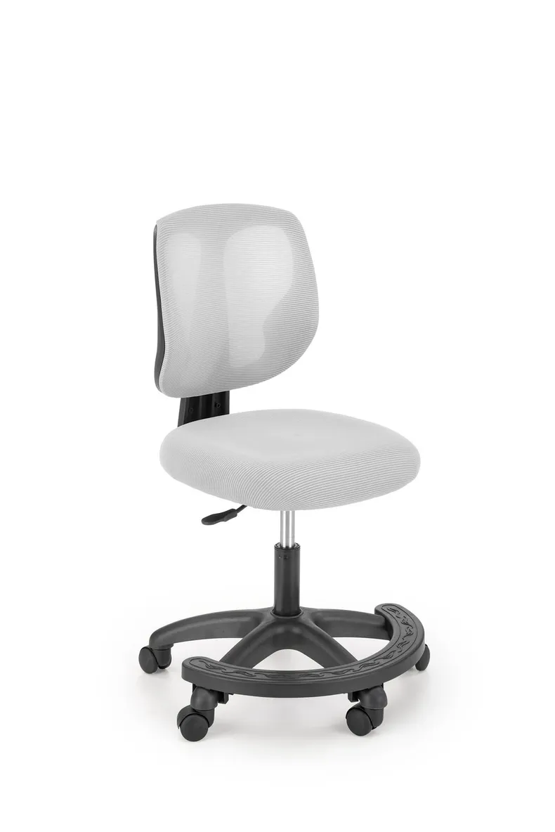 Крісло комп'ютерне офісне обертове HALMAR NANI, сірий фото №1