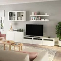 IKEA BESTÅ БЕСТО, LACK лаКК, комбінація шафа для телевізора, білий, 300x42x195 см фото thumb №2