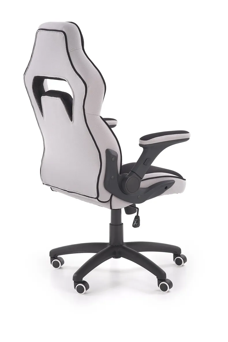 Кресло компьютерное офисное вращающееся HALMAR SONIC черный/серый, мембранная ткань фото №6