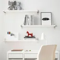 IKEA BERGSHULT БЕРГСХУЛЬТ, полиця, білий, 80x20 см 704.212.38 фото thumb №4