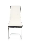 Кухонний стілець HALMAR K132 білий, чорний фото thumb №3