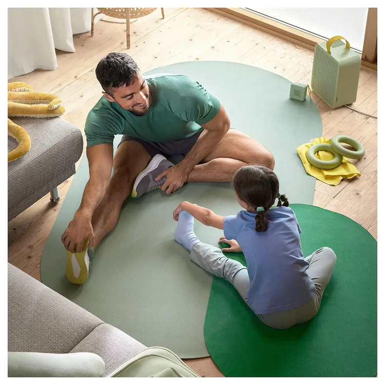 IKEA DAJLIEN ДАЙЛІЕН, тренажерний килимок, зелений, 70x110 см 405.526.74 фото №4